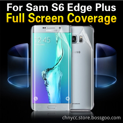 Paypal available anti shock screen protector for samsung s6 edge plus